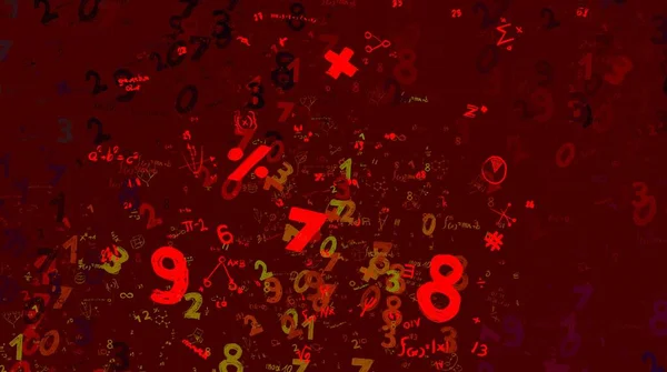 Math Ilustración Abstract Background Numbers Copy Space —  Fotos de Stock