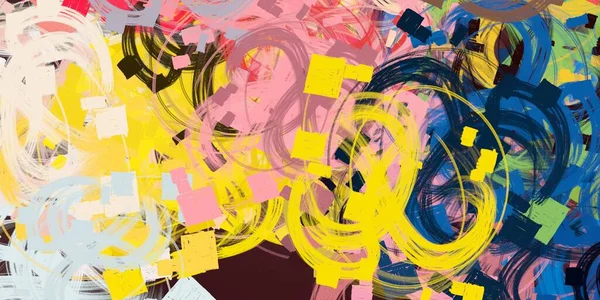 Arte Fundo Abstrata Ilustração Pintura Óleo Expressiva Pinceladas Tela Arte — Fotografia de Stock