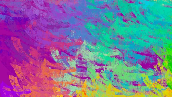 Abstract Background Art Illustration Expressive Oil Painting Brushstrokes Canvas Modern — Stock Photo, Image