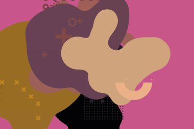 Soyut arka plan sanatı. 3 boyutlu illüstrasyon. Tuvalde fırça darbeleri. Çok renkli arkaplan. Çağdaş sanat. Sanatsal dijital palet.