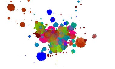 Soyut arka plan sanatı. Tuvaldeki boya lekeleri. Çağdaş sanat. Sanatsal dijital palet.