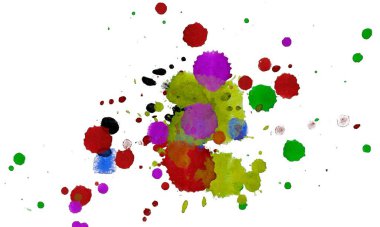 Soyut arka plan sanatı. Tuvaldeki boya lekeleri. Çağdaş sanat. Sanatsal dijital palet.