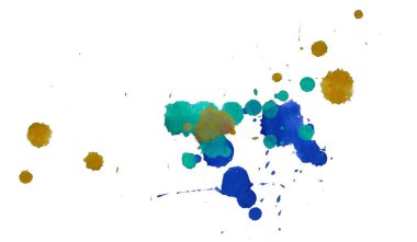 Soyut arka plan sanatı. Tuvaldeki boya lekeleri. Çağdaş sanat. Sanatsal dijital palet.