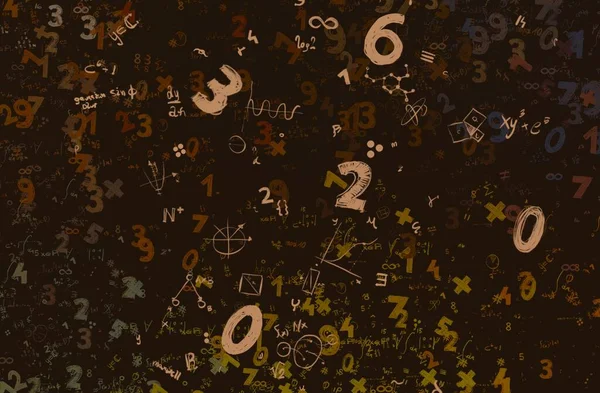 Math Ilustración Abstract Background Numbers Copy Space — Foto de Stock