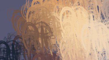 Soyut arka plan sanatı. 2D çizim. Etkileyici yağlı boya resim. Tuvalde fırça darbeleri. Modern sanat. Çok renkli arkaplan. Çağdaş sanat. İfade. Sanatsal dijital palet.