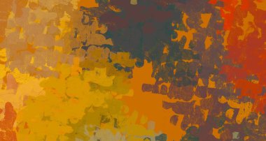Soyut arka plan sanatı. 2D çizim. Etkileyici yağlı boya resim. Tuvalde fırça darbeleri. Modern sanat. Çok renkli arkaplan. Çağdaş sanat. İfade. Sanatsal dijital palet.