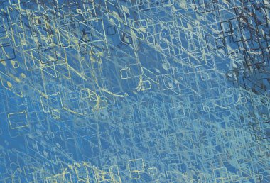 Soyut arka plan sanatı. 2D çizim. Etkileyici yağlı boya resim. Tuvalde fırça darbeleri. Modern sanat. Çok renkli arkaplan. Çağdaş sanat. İfade. Sanatsal dijital palet.