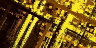 Soyut arka plan sanatı. 2D çizim. Etkileyici yağlı boya resim. Tuvalde fırça darbeleri. Modern sanat. Çok renkli arkaplan. Çağdaş sanat. İfade. Sanatsal dijital palet.