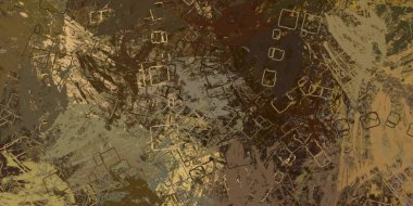 Soyut arka plan sanatı. 2D çizim. Etkileyici yağlı boya resim. Tuvalde fırça darbeleri. Modern sanat. Çok renkli arkaplan. Çağdaş sanat. İfade. Sanatsal dijital palet.