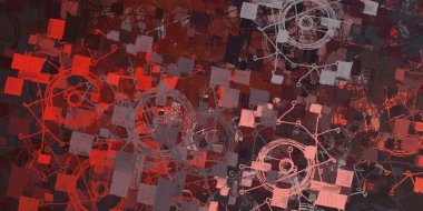 Soyut arka plan sanatı. 2D çizim. Etkileyici yağlı boya resim. Tuvalde fırça darbeleri. Modern sanat. Çok renkli arkaplan. Çağdaş sanat. İfade. Sanatsal dijital palet.