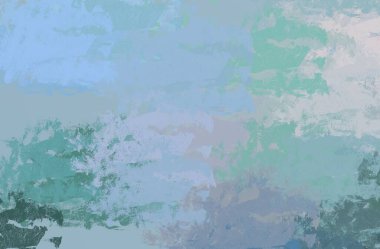 Soyut arka plan sanatı. 2D çizim. Etkileyici yağlı boya resim. Tuvalde fırça darbeleri. Modern sanat. Çok renkli arkaplan. Çağdaş sanat. İfade. Sanatsal dijital palet.