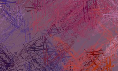 Soyut arka plan sanatı. 2D çizim. Etkileyici yağlı boya resim. Tuvalde fırça darbeleri. Modern sanat. Çok renkli arkaplan. Çağdaş sanat. İfade. Sanatsal dijital palet.