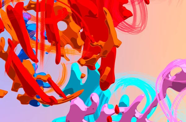 Αφηρημένη Τέχνη Υποβάθρου Εκφραστική Ελαιογραφία Εγκεφαλικά Επεισόδια Καμβά Μοντέρνα Τέχνη — Φωτογραφία Αρχείου