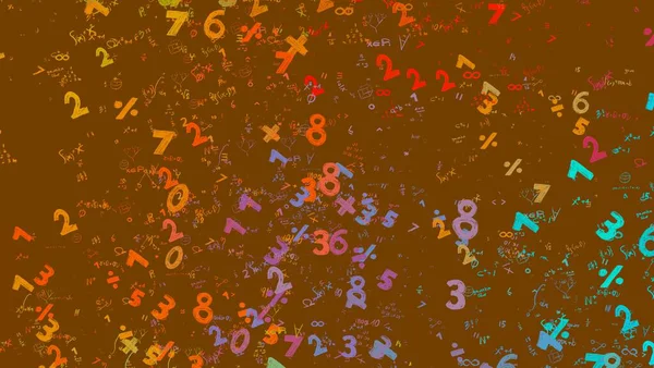 Math Ilustración Abstract Background Numbers Copy Space —  Fotos de Stock