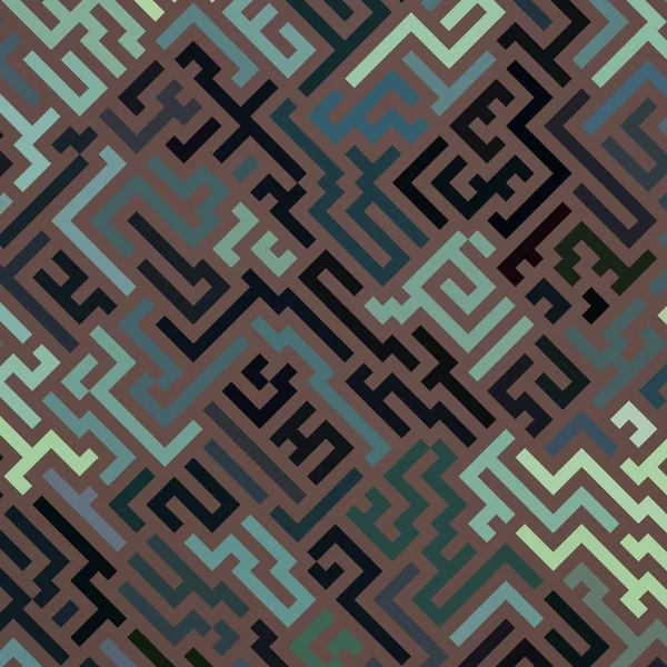 Fond Labyrinthe Coloré Illustration Avec Espace Copie — Photo