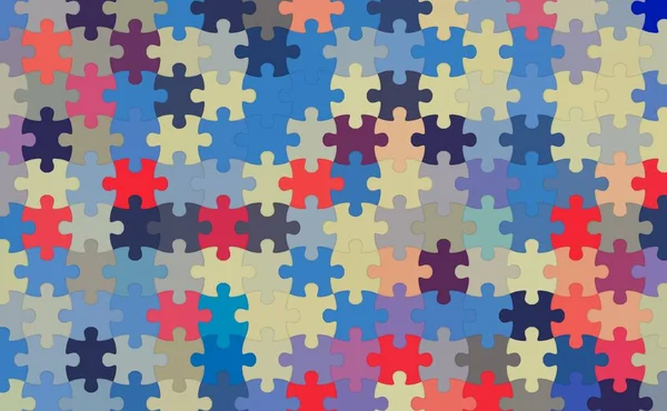 Nowoczesny Cyfrowy Abstrakt Puzzle Tło — Zdjęcie stockowe