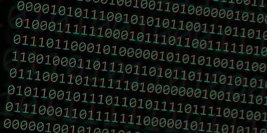 Yazılım geliştirici programlama kodu. Soyut modern sanal bilgisayar senaryosu. Masaüstü ekranında yazılım geliştirici programcının çalışması 