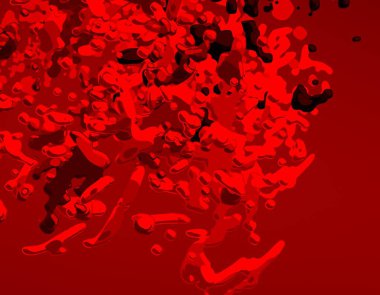 Soyut arka plan sanatı. 3 boyutlu illüstrasyon. Tuvalde fırça darbeleri. Çok renkli arkaplan. Çağdaş sanat. Sanatsal dijital palet.