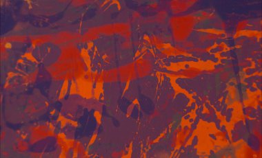 Soyut arka plan sanatı. 2D çizim. Etkileyici yağlı boya resim. Tuvalde fırça darbeleri. Modern sanat. Çok renkli arkaplan. Çağdaş sanat. İfade. Sanatsal dijital palet.