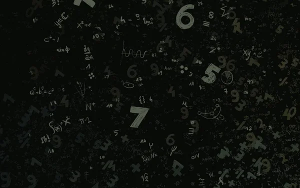 Math Ilustración Abstract Background Numbers Copy Space — Foto de Stock