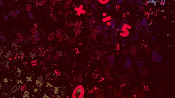 Math Illustration Abstract Background Numbers Copy Space — kuvapankkivalokuva