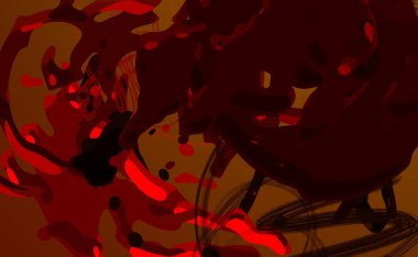 Soyut arka plan sanatı. 3 boyutlu illüstrasyon. Tuvalde fırça darbeleri. Çok renkli arkaplan. Çağdaş sanat. Sanatsal dijital palet.