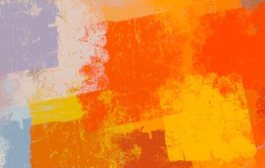 Soyut arka plan sanatı. 2D çizim. Etkileyici yağlı boya resim. Tuvalde fırça darbeleri. Modern sanat. Çok renkli arkaplan. Çağdaş sanat. İfade. Sanatsal dijital palet.