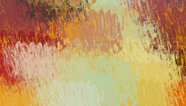Soyut arka plan sanatı. 2D çizim. Etkileyici yağlı boya resim. Tuvalde fırça darbeleri. Modern sanat. Çok renkli arkaplan. Çağdaş sanat. İfade. Sanatsal dijital palet.