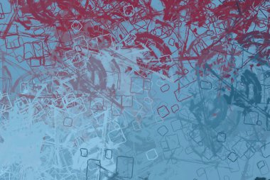 Soyut arka plan sanatı. 2D çizim. Etkileyici yağlı boya resim. Tuvalde fırça darbeleri. Modern sanat. Çok renkli arkaplan. Çağdaş sanat. İfade. Sanatsal dijital palet.