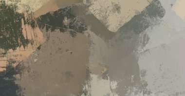 Soyut arka plan sanatı. 2D çizim. Etkileyici yağlı boya resim. Tuvalde fırça darbeleri. Modern sanat. Çok renkli arkaplan. Çağdaş sanat. İfade. Sanatsal dijital palet.