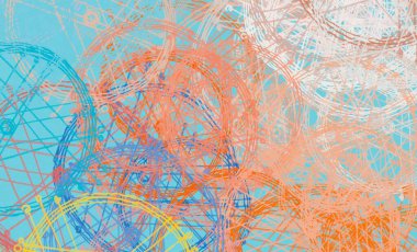 Soyut arka plan sanatı. 2D çizim. Etkileyici yağlı boya resim. Tuvalde fırça darbeleri. Modern sanat. Çok renkli arkaplan. Çağdaş sanat. İfade. Sanatsal dijital palet.