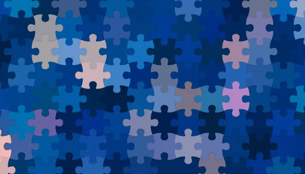 Latar Belakang Puzzle Jigsaw Abstrak Digital Modern — Stok Foto