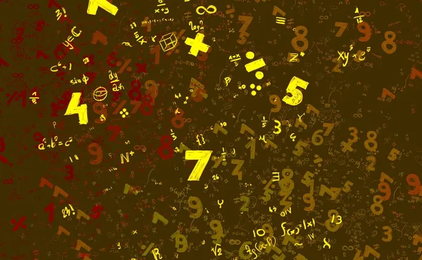 Math Ilustración Abstract Background Numbers Copy Space —  Fotos de Stock