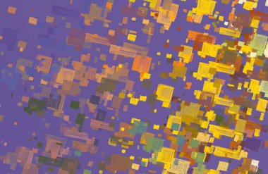 Soyut arka plan sanatı. 2D çizim. Etkileyici yağlı boya resim. Tuvalde fırça darbeleri. Modern sanat. Çok renkli arkaplan. Çağdaş sanat. İfade. Sanatsal dijital palet.