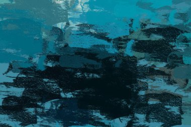 Soyut arka plan sanatı. 2D çizim. Etkileyici yağlı boya resim. Tuvalde fırça darbeleri. Modern sanat. Çok renkli arkaplan. Çağdaş sanat. İfade. Sanatsal dijital palet.