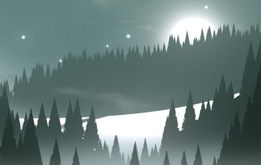 soyut sis dağları fotokopi alanı, doğal arkaplan