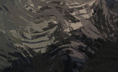 Soyut arka plan sanatı. 2D çizim. Etkileyici yağlı boya resim. Tuvalde fırça darbeleri. Modern sanat. Çok renkli arkaplan. Çağdaş sanat. İfade. Sanatsal dijital palet.