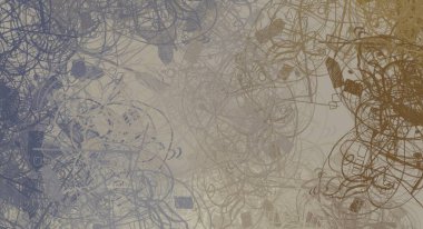 Soyut arka plan sanatı. 2D çizim. Etkileyici yağlı boya resim. Tuvalde fırça darbeleri. Modern sanat. Çok renkli arkaplan. Çağdaş sanat. İfade. Sanatsal dijital palet.