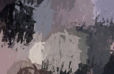 Soyut arka plan sanatı. 2D çizim. Etkileyici yağlı boya resim. Tuvalde fırça darbeleri. Modern sanat. Çok renkli arkaplan. Çağdaş sanat. İfade. Sanatsal dijital palet.