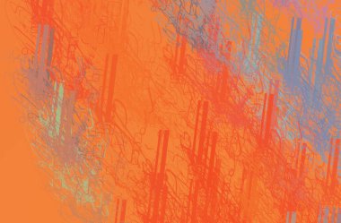 Soyut arka plan sanatı. 2D çizim. Etkileyici yağlı boya resim. Tuvalde fırça darbeleri. Modern sanat. Çok renkli arkaplan. Çağdaş sanat. İfade. Sanatsal dijital palet.