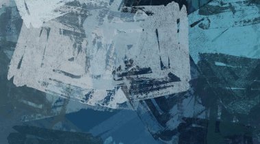 Soyut arka plan sanatı. 2D çizim. Etkileyici yağlı boya resim. Tuvalde fırça darbeleri. Modern sanat. Çok renkli arkaplan. Çağdaş sanat. İfade. Sanatsal dijital palet.