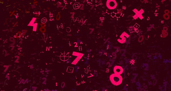 Math Ilustración Abstract Background Numbers Copy Space —  Fotos de Stock