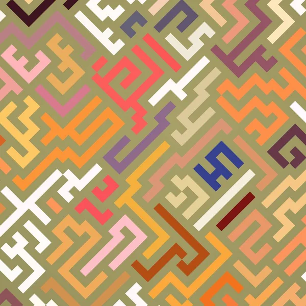Colorato Sfondo Labirinto Illustrazione Con Spazio Copia — Foto Stock