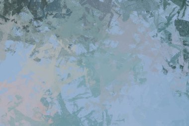 Soyut arka plan sanatı. 2D çizim. Etkileyici yağlı boya resim. Tuvalde fırça darbeleri. Modern sanat. Çok renkli arkaplan. Çağdaş sanat. İfade. Sanatsal dijital palet.