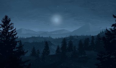 soyut sis dağları fotokopi alanı, doğal arkaplan