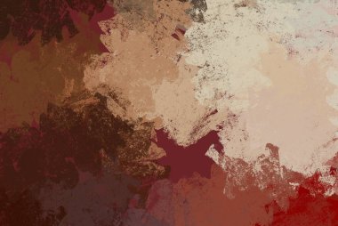 Soyut arka plan sanatı. 2D çizim. Etkileyici yağlı boya resim. Tuvalde fırça darbeleri. Modern sanat. Çok renkli arkaplan. Çağdaş sanat. İfade. Sanatsal dijital palet.