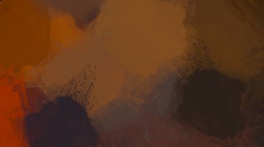 Soyut arka plan sanatı. 2D çizim. Etkileyici yağlı boya resim. Tuvalde fırça darbeleri. Modern sanat. Çok renkli arkaplan. Çağdaş sanat. İfade. Sanatsal dijital palet.