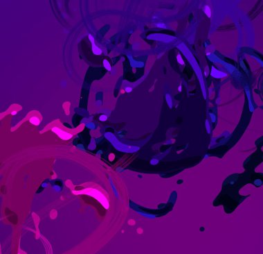 Soyut arka plan sanatı. 3 boyutlu illüstrasyon. Tuvalde fırça darbeleri. Çok renkli arkaplan. Çağdaş sanat. Sanatsal dijital palet.