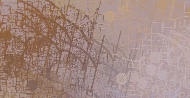 Soyut arka plan sanatı. 2D çizim. Etkileyici yağlı boya resim. Tuvalde fırça darbeleri. Modern sanat. Çok renkli arkaplan. Çağdaş sanat. İfade. Sanatsal dijital palet.