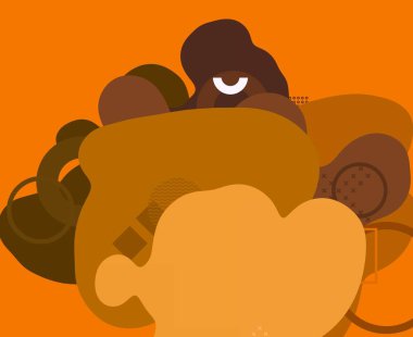 Soyut arka plan sanatı. 3 boyutlu illüstrasyon. Tuvalde fırça darbeleri. Çok renkli arkaplan. Çağdaş sanat. Sanatsal dijital palet.